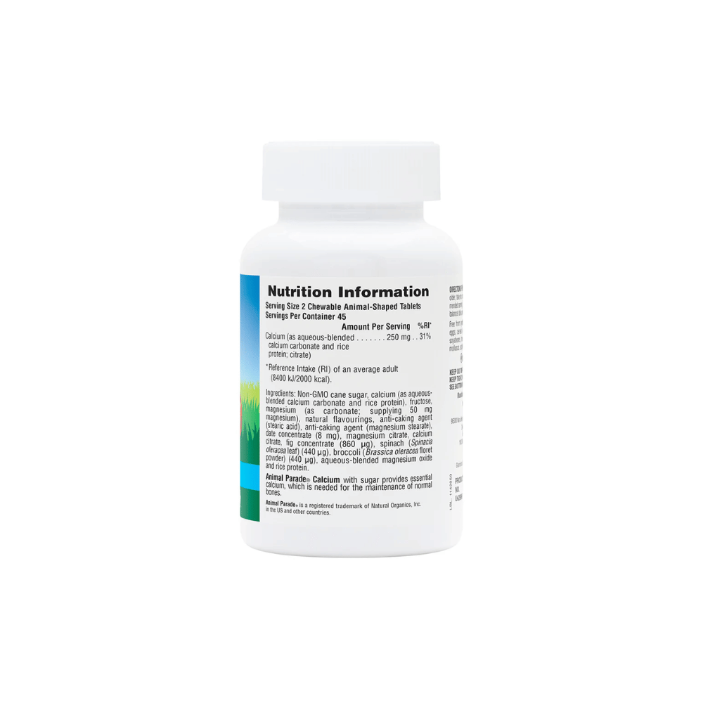 NaturesPlus Animal Parade Calcium Children's Chewables 90's- Lillys Pharmacy and Health Store