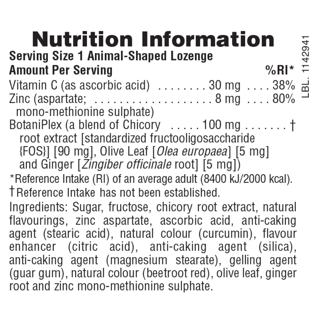 NaturesPlus Animal Parade KidZinc Lozenges 90's- Lillys Pharmacy and Health Store