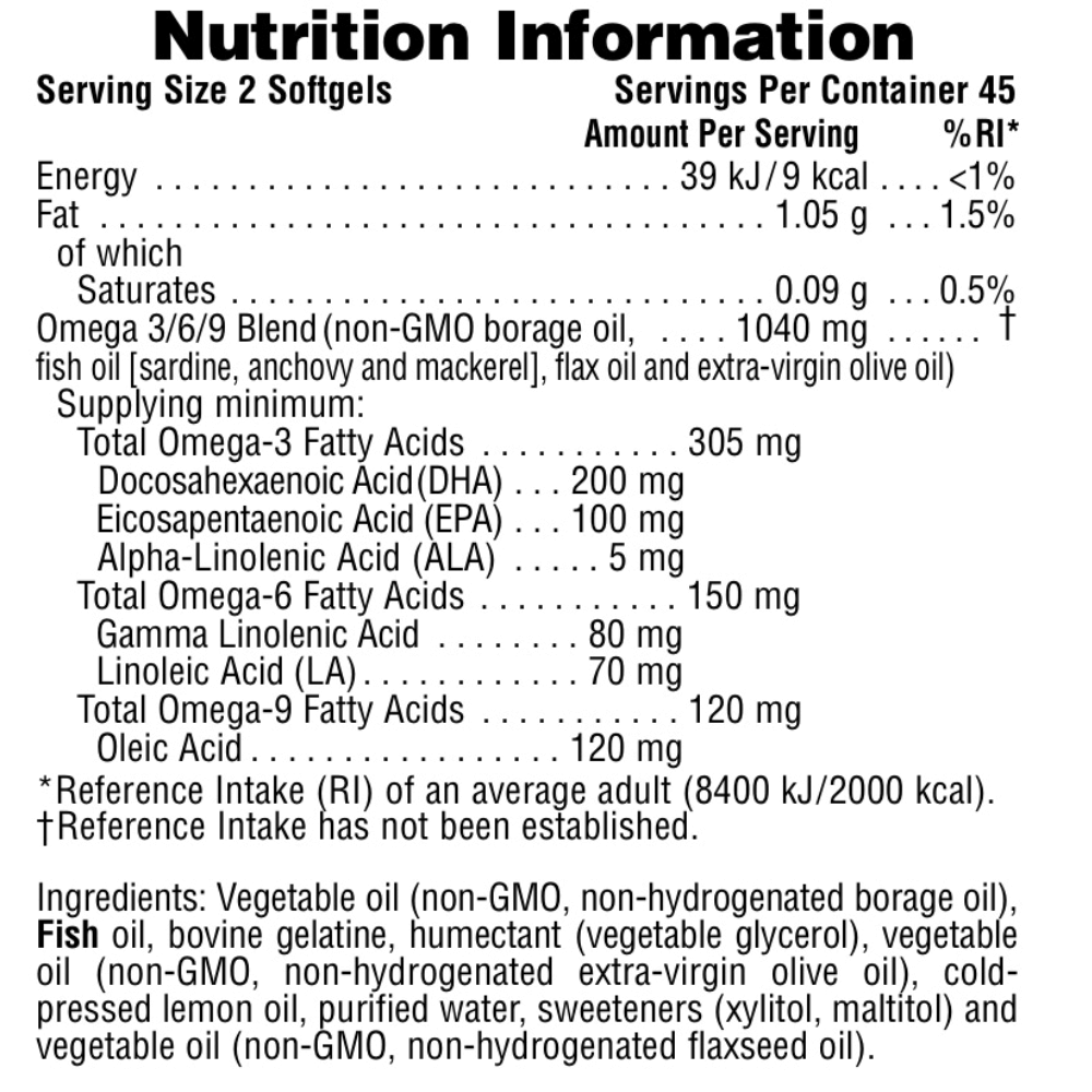 NaturesPlus Animal Parade Omega 3/6/9 Junior Softgels 90's- Lillys Pharmacy and Health Store