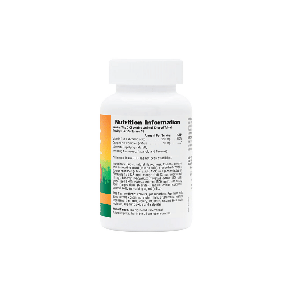 NaturesPlus Animal Parade Vitamin C Children's Chewables 90's- Lillys Pharmacy and Health Store