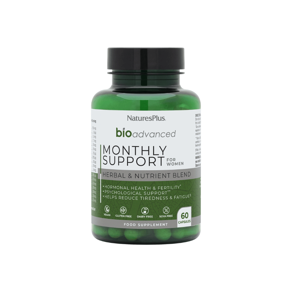 NaturesPlus BioAdvanced Monthly Support Capsules 60's- Lillys Pharmacy and Health Store