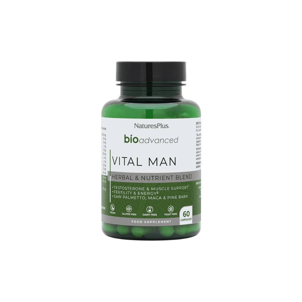 NaturesPlus BioAdvanced Vital Man Capsules 60's- Lillys Pharmacy and Health Store