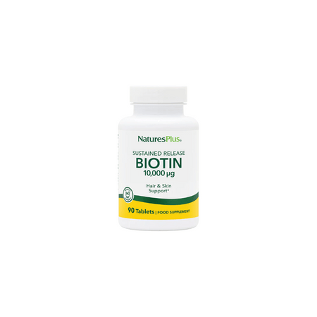 NaturesPlus Biotin 10,000 MCG Tablets 90's- Lillys Pharmacy and Health Store