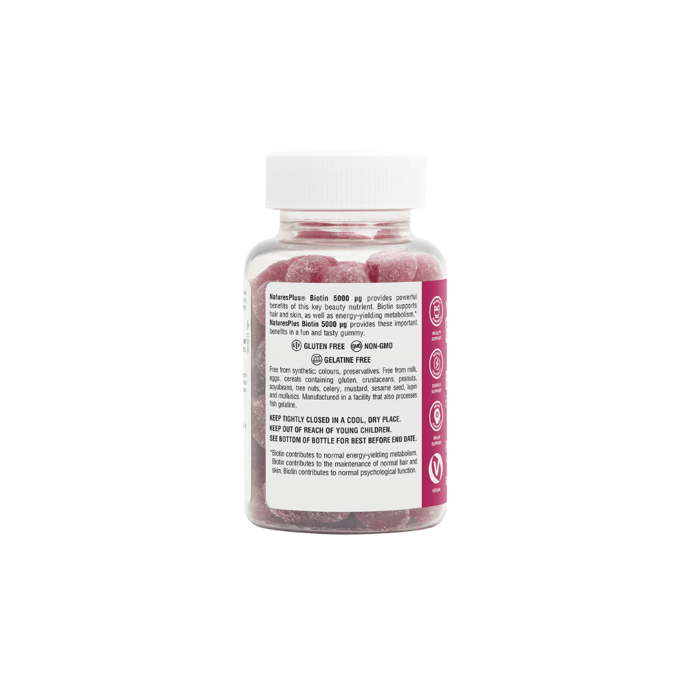 NaturesPlus Gummies Biotin 60's- Lillys Pharmacy and Health Store