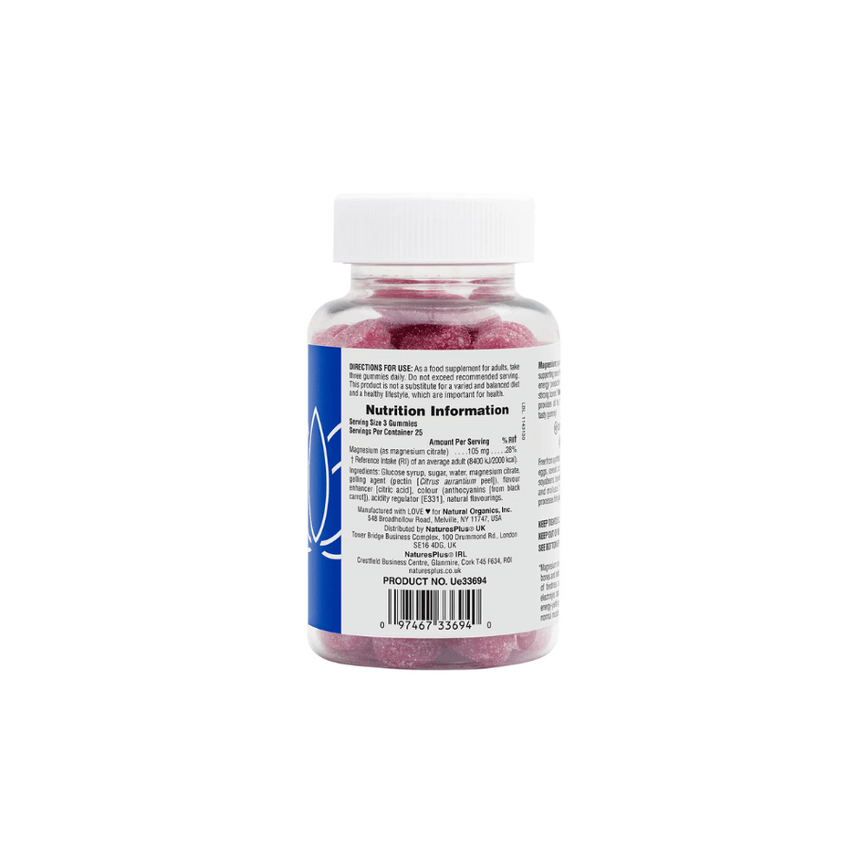 NaturesPlus Gummies Magnesium Citrate 75's- Lillys Pharmacy and Health Store