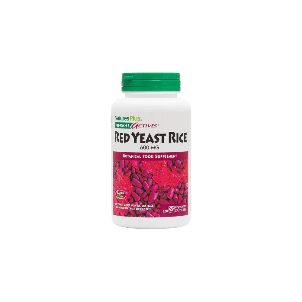 NaturesPlus Herbal Actives Red Yeast Rice Capsules 120's- Lillys Pharmacy and Health Store