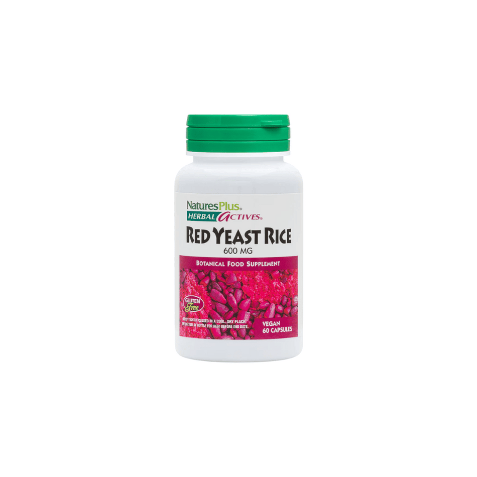 NaturesPlus Herbal Actives Red Yeast Rice Capsules 60's- Lillys Pharmacy and Health Store