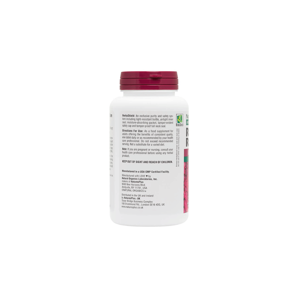 NaturesPlus Herbal Actives Red Yeast Rice Extended Release Tablets 60's- Lillys Pharmacy and Health Store