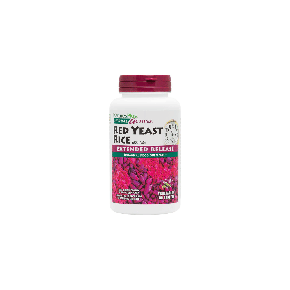 NaturesPlus Herbal Actives Red Yeast Rice Extended Release Tablets 60's- Lillys Pharmacy and Health Store