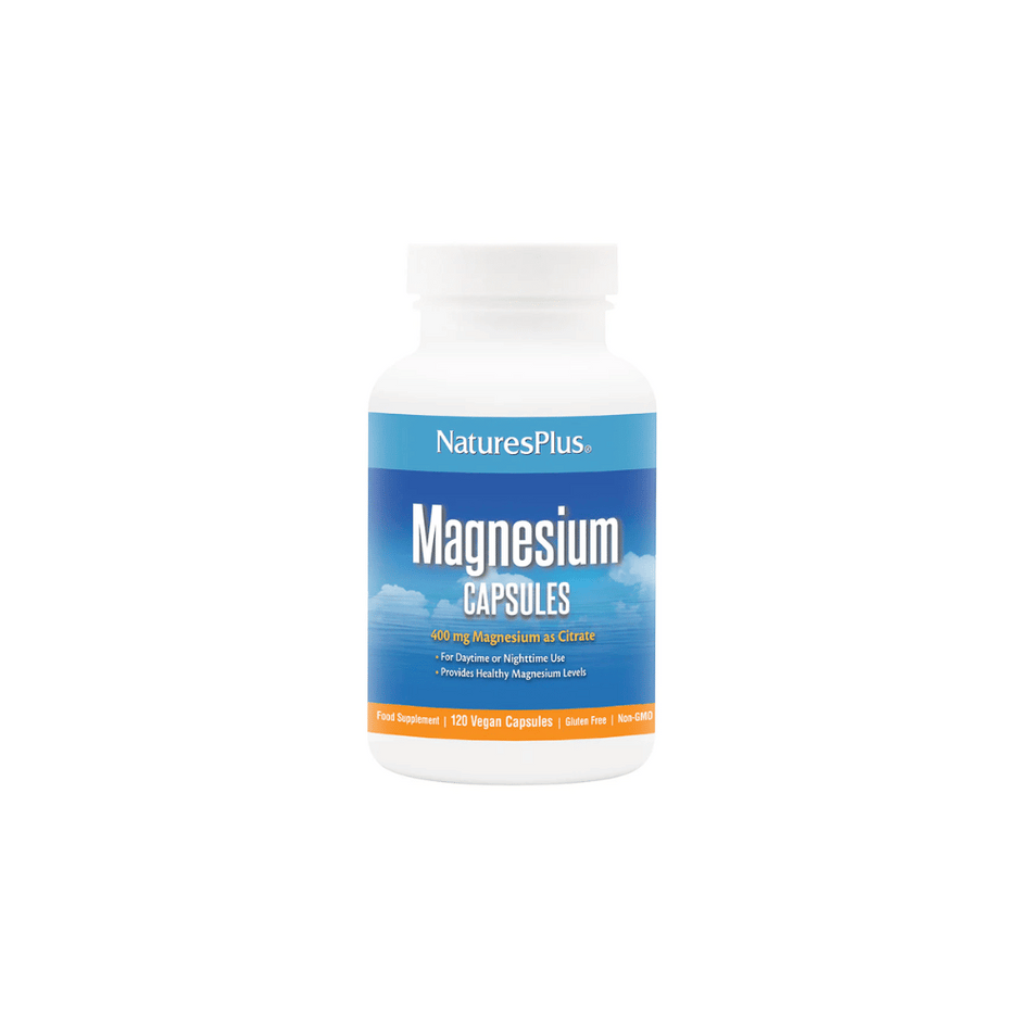 NaturesPlus Magnesium Capsules 120's- Lillys Pharmacy and Health Store