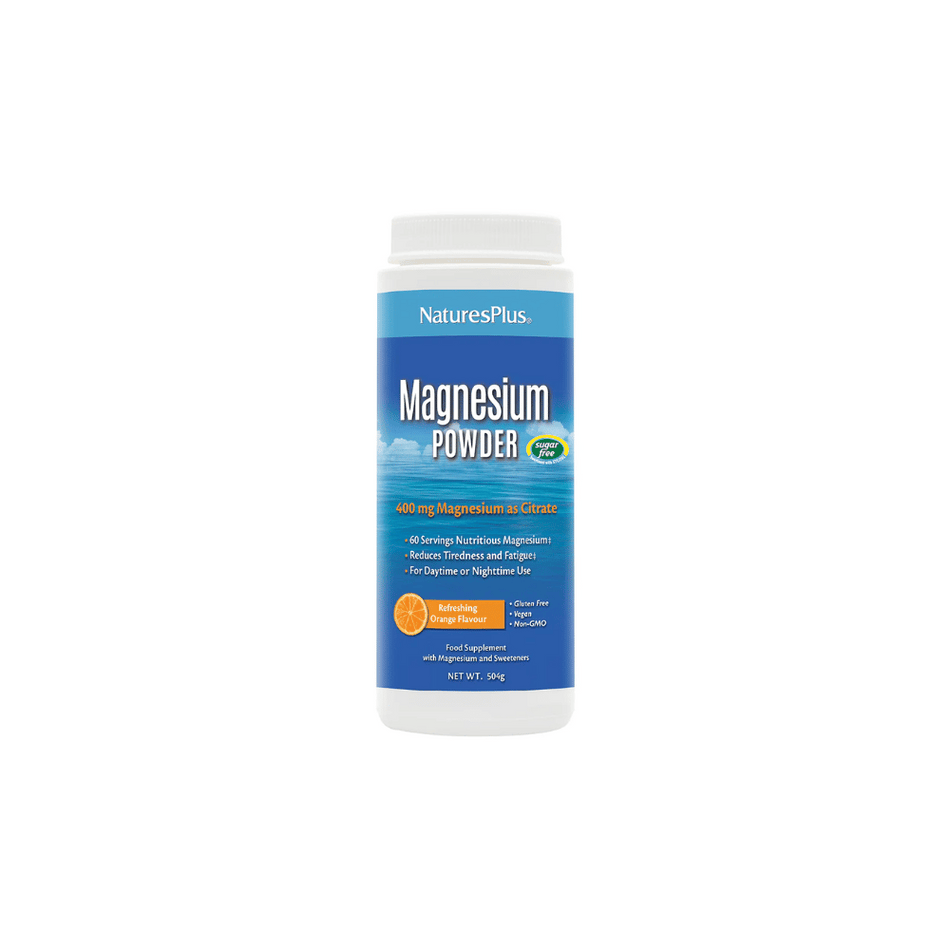 NaturesPlus Magnesium Powder - Orange- Lillys Pharmacy and Health Store