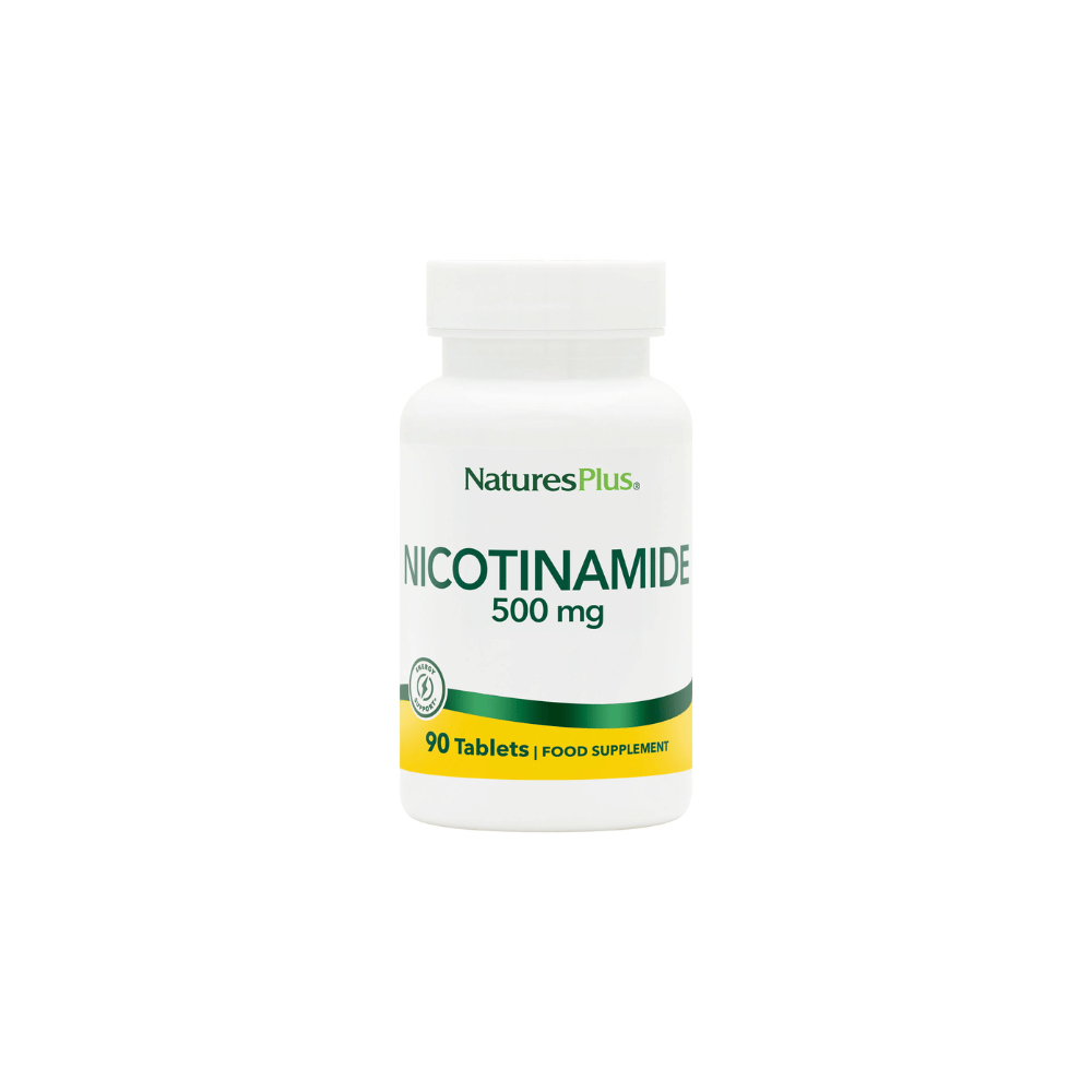 NaturesPlus Niacinamide 500 mg Tablets 90's- Lillys Pharmacy and Health Store