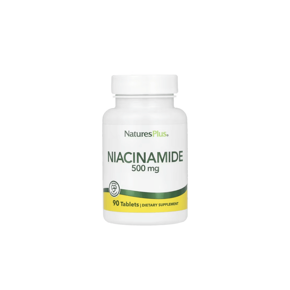 NaturesPlus Niacinamide 500 mg Tablets 90's- Lillys Pharmacy and Health Store