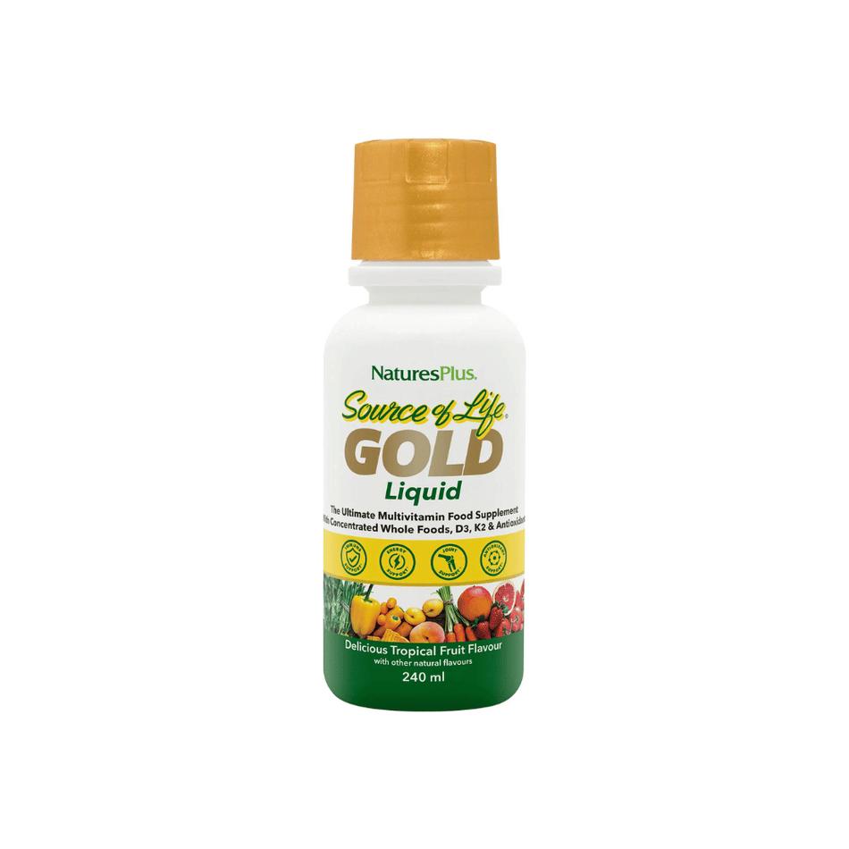 NaturesPlus Source of Life GOLD Multivitamin Liquid 240ml- Lillys Pharmacy and Health Store