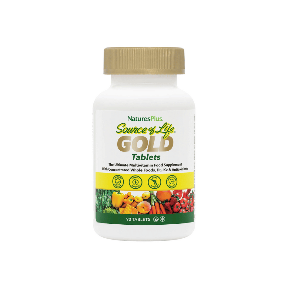 NaturesPlus Source of Life GOLD Multivitamin Tablets 90's- Lillys Pharmacy and Health Store