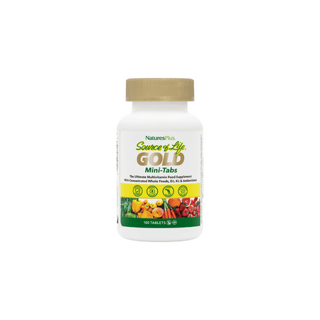 NaturesPlus Source of Life® GOLD Multivitamin Mini-Tabs 180's- Lillys Pharmacy and Health Store