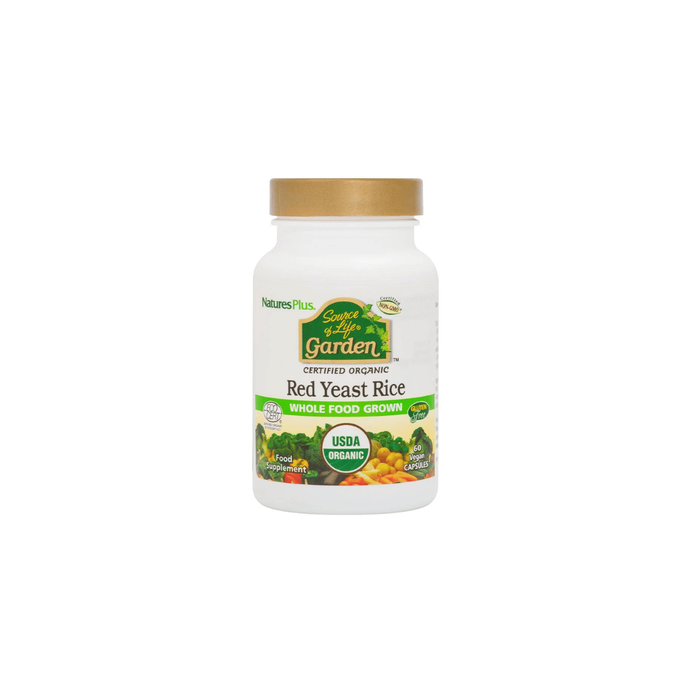 NaturesPlus Source of Life® Garden Red Yeast Rice Capsules 60's- Lillys Pharmacy and Health Store