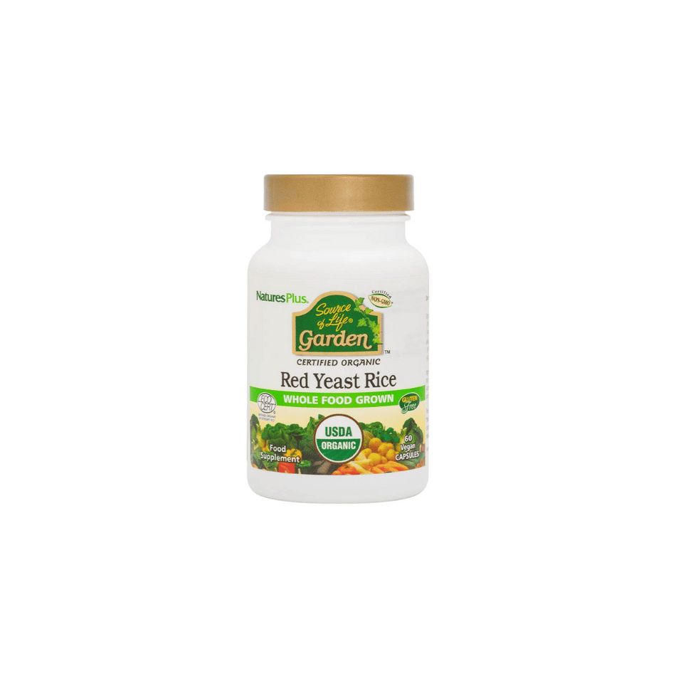 NaturesPlus Source of Life® Garden Red Yeast Rice Capsules 60's- Lillys Pharmacy and Health Store