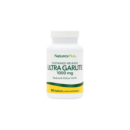 NaturesPlus Ultra Garlite 1000mg Tablets 90's- Lillys Pharmacy and Health Store