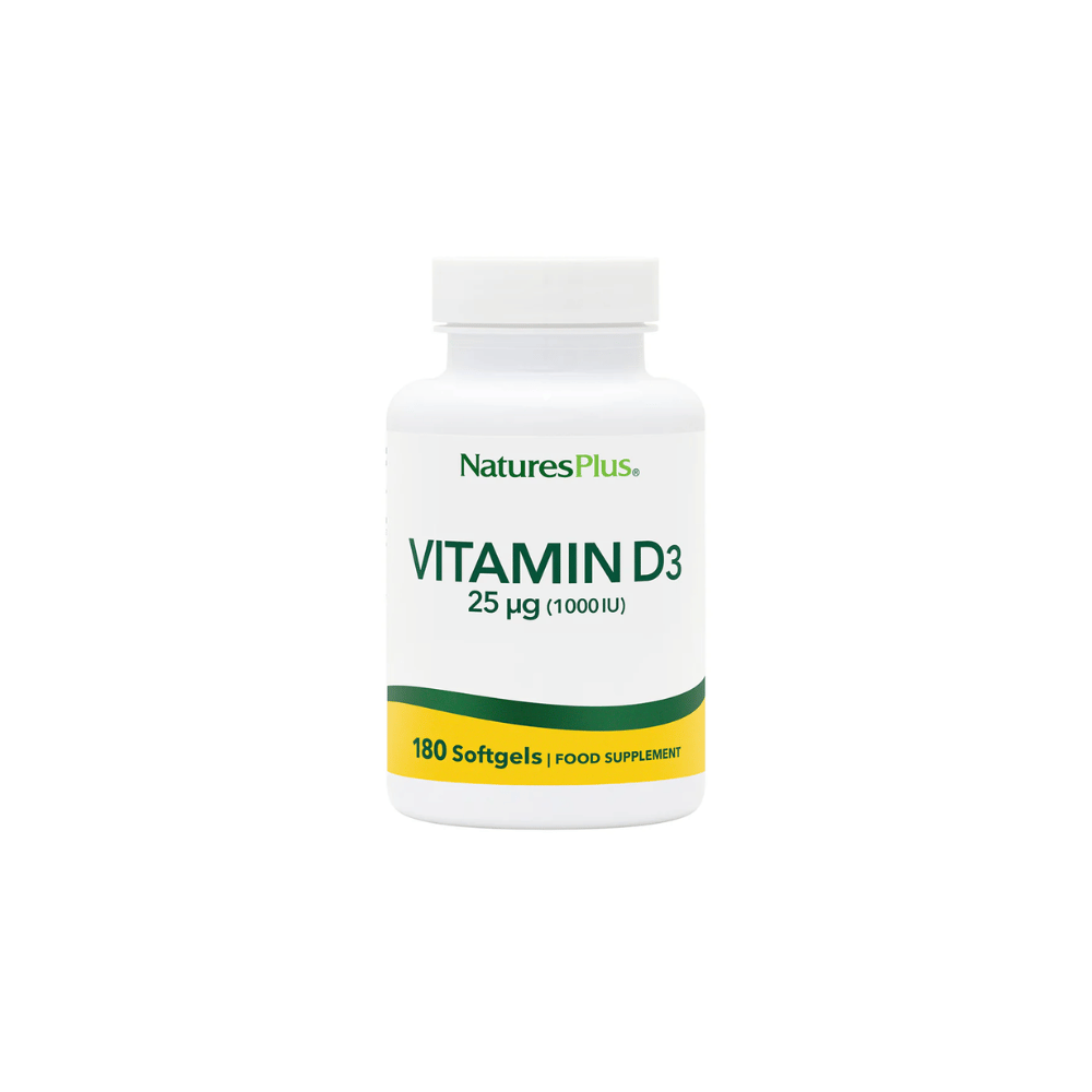 NaturesPlus Vitamin D3 1000 IU Softgels 180's- Lillys Pharmacy and Health Store