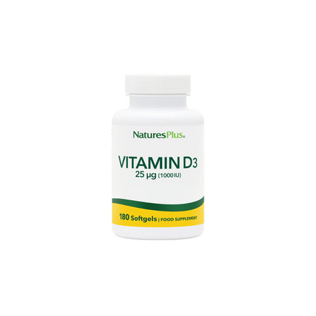 NaturesPlus Vitamin D3 1000 IU Softgels 180's- Lillys Pharmacy and Health Store