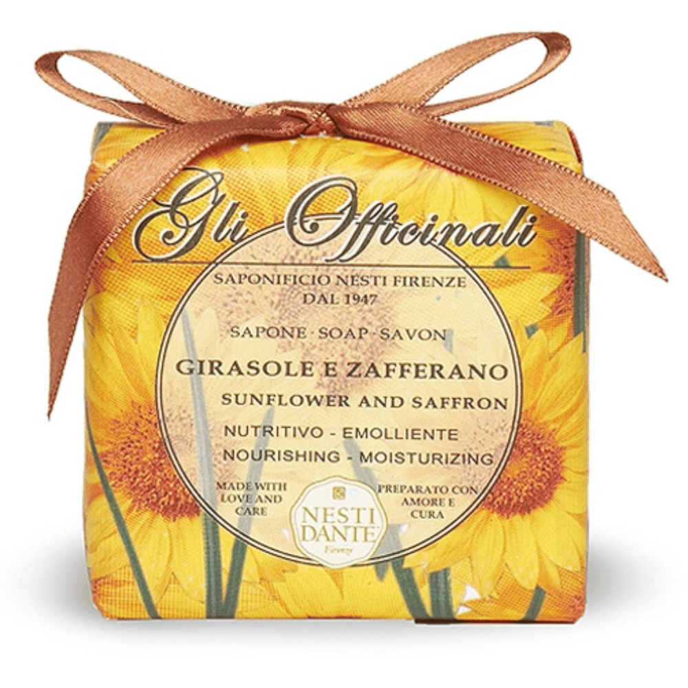 Nesti Dante "GLI OFFICINALI "-SUNFLOWER & SAFFRON 200gm Soap