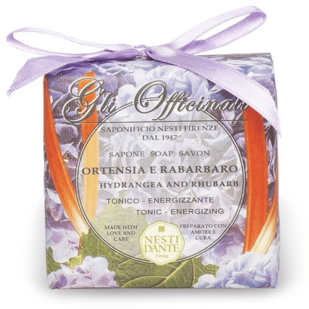 Nesti Dante "Gli Officinali "Hydrangea & Rhubarb Soap 200g