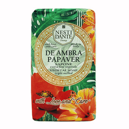 Nesti Dante "With Love & Care"De Ambra Papaver Soap 250g