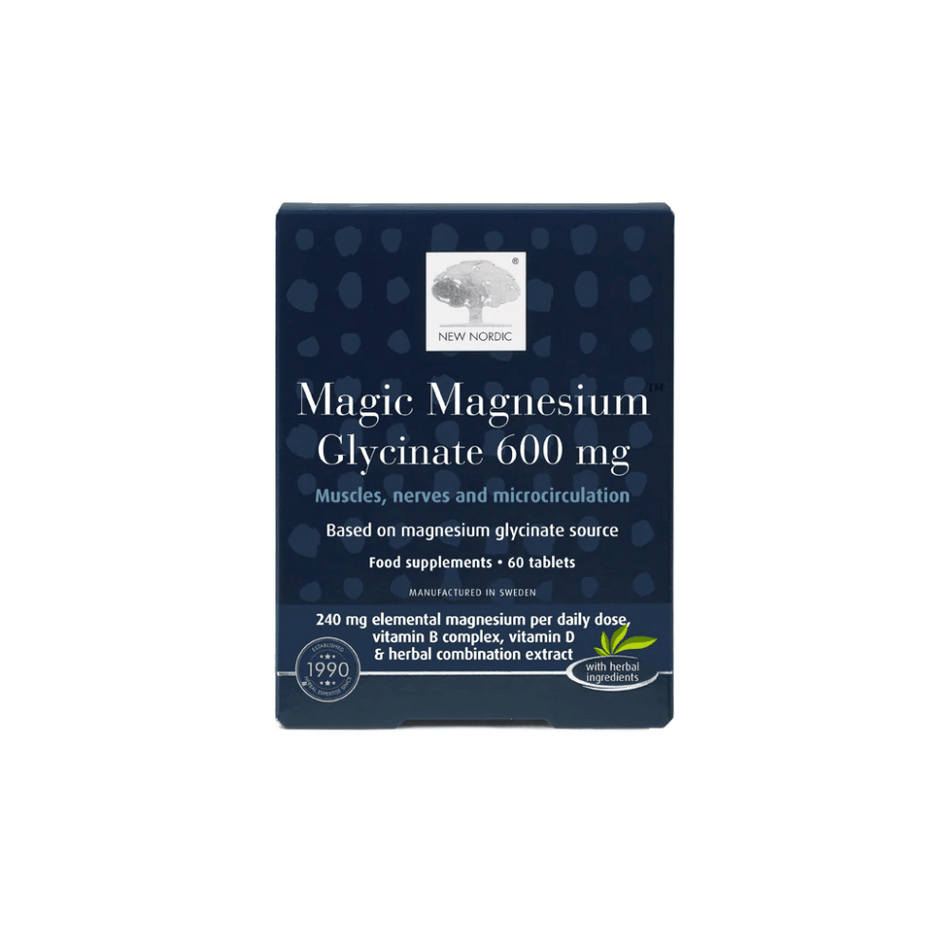 New Nordic Magic Magnesium Glycinate 60 tablets- Lillys Pharmacy and Health Store