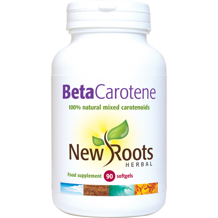 New Roots Beta-Carotene 90 Softgels- Lillys Pharmacy and Health Store