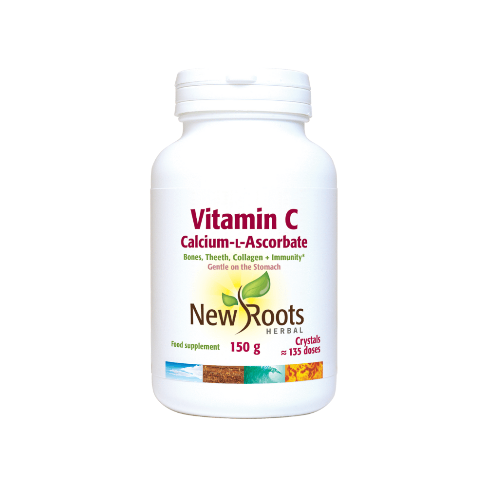 New Roots Vitamin C - Calcium-L-Ascorbate Crystals 150g- Lillys Pharmacy and Health Store