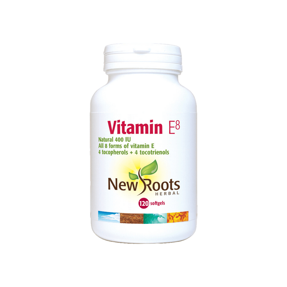 New Roots Vitamin E8 400 IE 120 Softgels- Lillys Pharmacy and Health Store