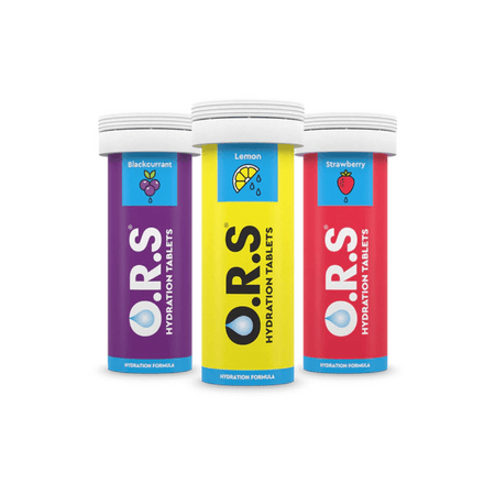 ORS Hydration Tablets Blackcurrant / 12 soluble tablets- Lillys Pharmacy and Health Store