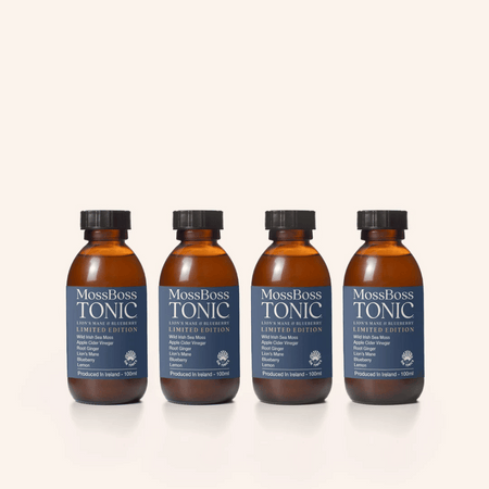 Óir Tonics Moss Boss Tonic Discovery Box / 4x Lion's Mane (4x100ml)- Lillys Pharmacy and Health Store