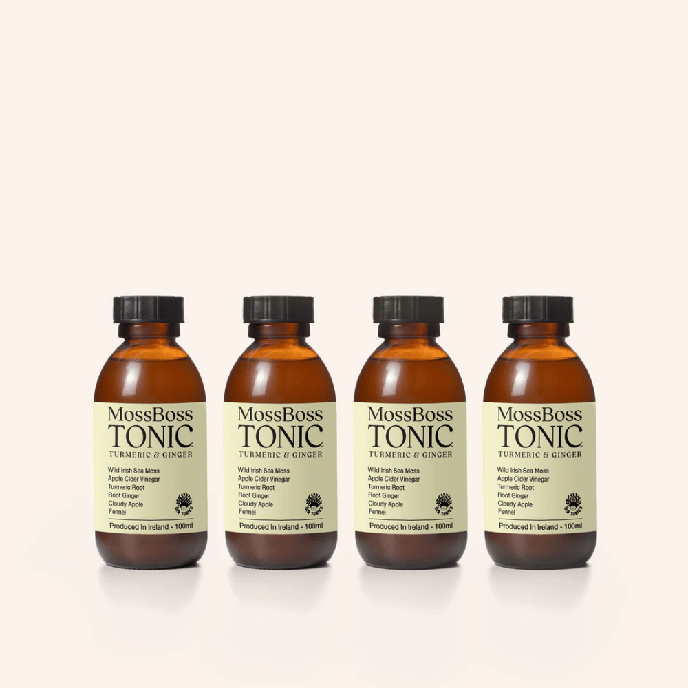 Óir Tonics Moss Boss Tonic Discovery Box / 4x Turmeric (4x100ml)- Lillys Pharmacy and Health Store