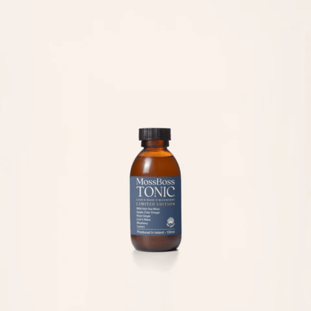 Óir Tonics Moss Boss Tonic Lion's Mane & Blueberry Limited Edition 100ml- Lillys Pharmacy and Health Store