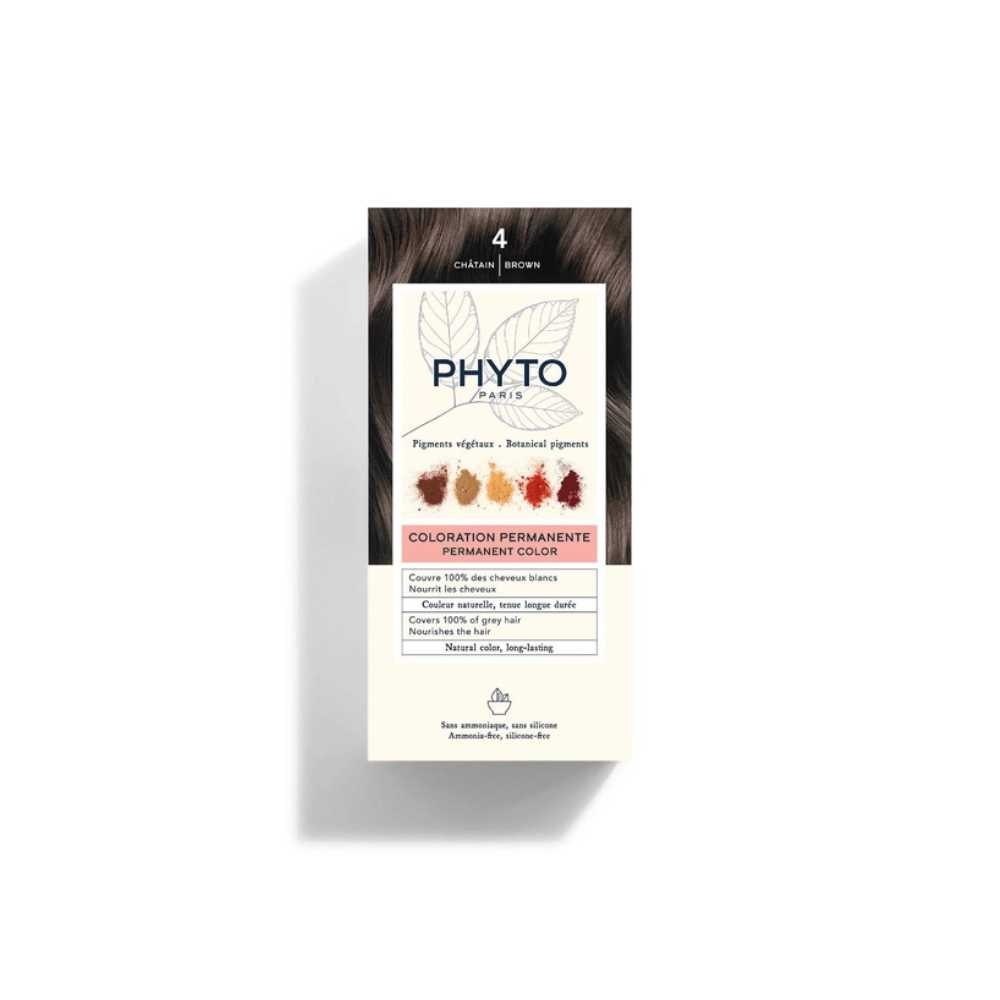 PHYTO HAIR COLOR 4 BROWN- Lillys Pharmacy and Health Store