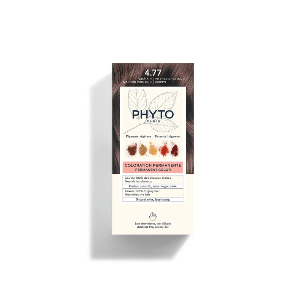 PHYTO HAIR COLOR 4.77 INTENSE CHESTNUT BROWN- Lillys Pharmacy and Health Store