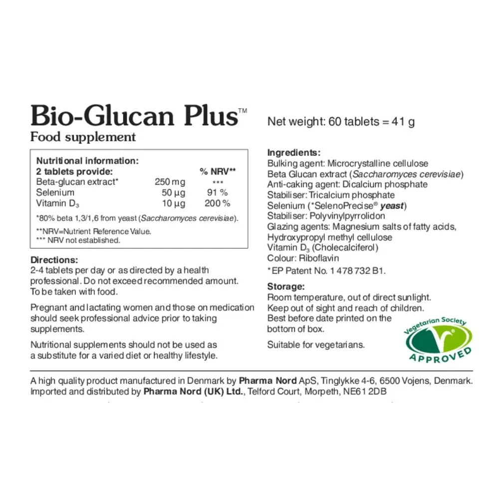 Pharma Nord Bio-Glucan Plus 60's- Lillys Pharmacy and Health Store