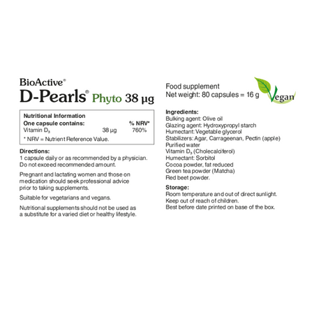 Pharma Nord BioActive D-Pearls Phyto 80 caps- Lillys Pharmacy and Health Store