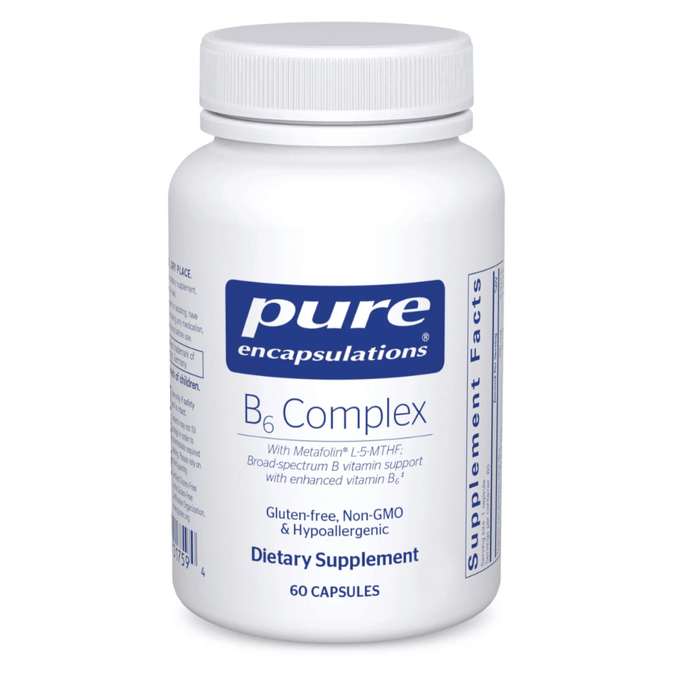 Pure Encapsulations B6 Complex 60's- Lillys Pharmacy and Health Store