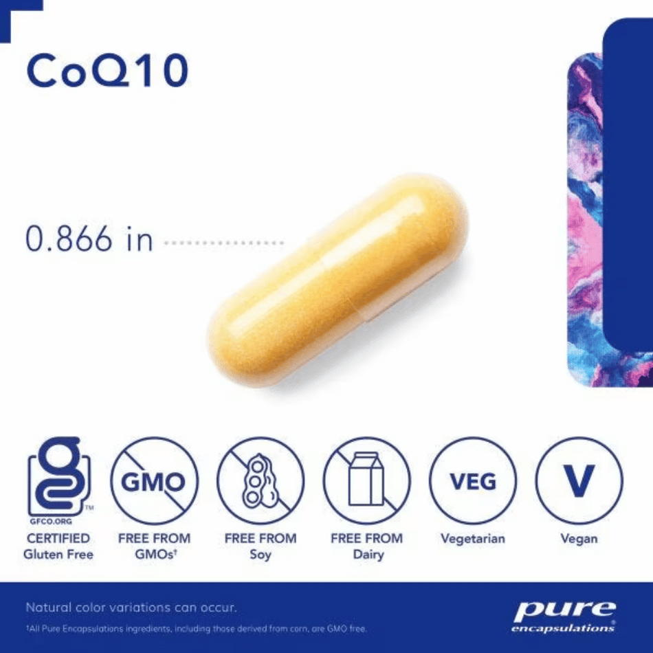 Pure Encapsulations CoQ10 120 MG 30's- Lillys Pharmacy and Health Store