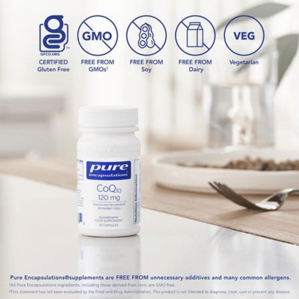 Pure Encapsulations CoQ10 120 MG 30's- Lillys Pharmacy and Health Store