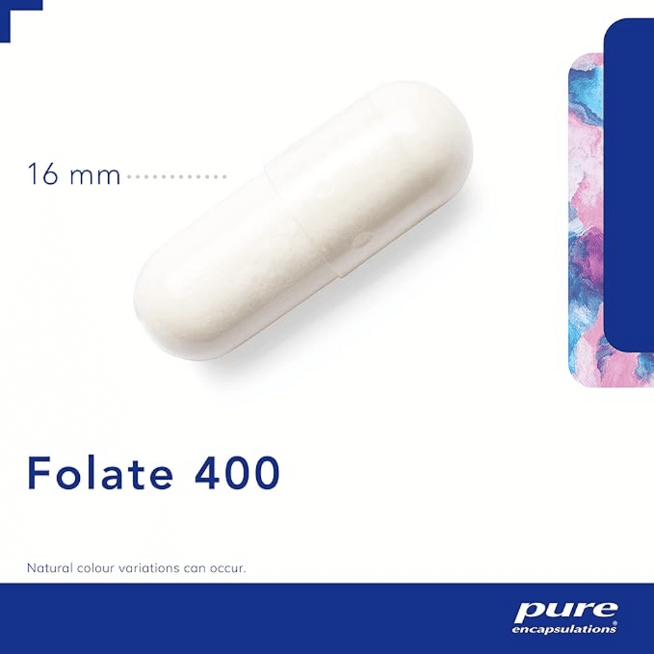 Pure Encapsulations Folate 400 90's- Lillys Pharmacy and Health Store