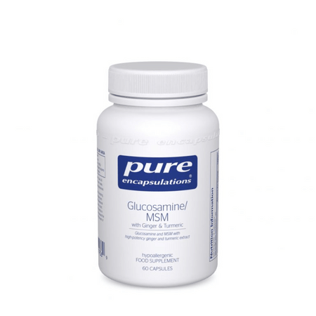 Pure Encapsulations Glucosamine/ MSM with Ginger & Turmeric 60's- Lillys Pharmacy and Health Store