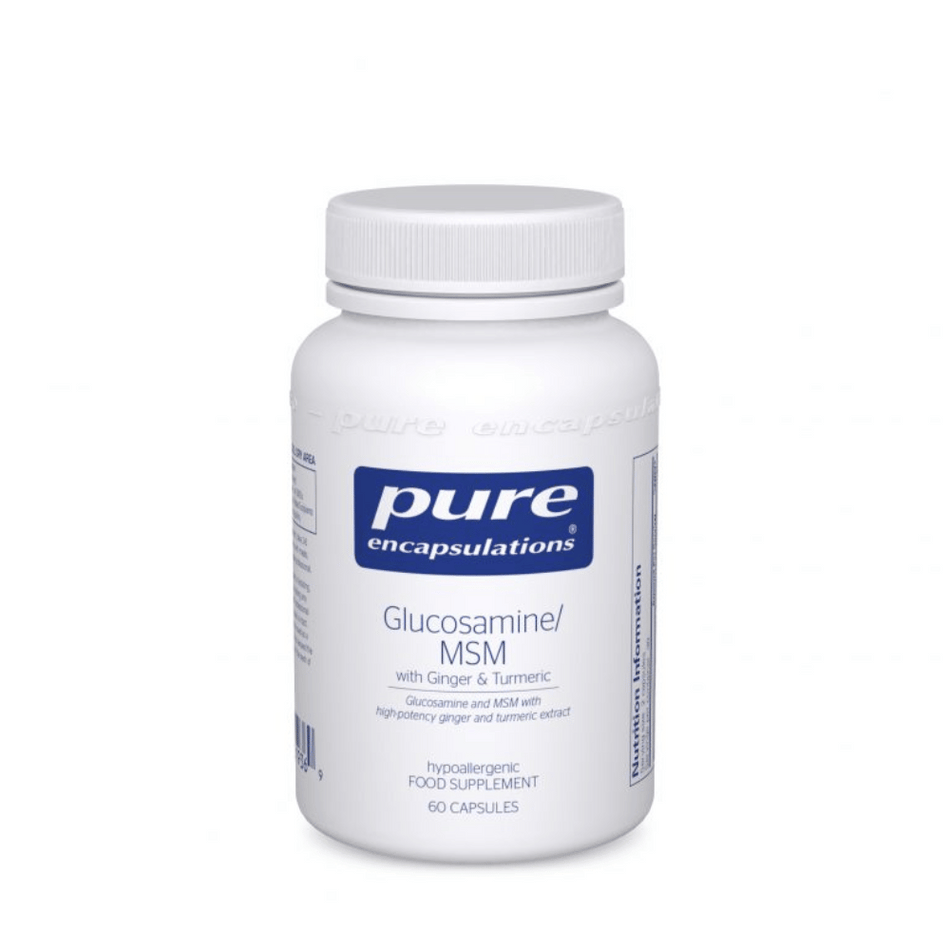 Pure Encapsulations Glucosamine/ MSM with Ginger & Turmeric 60's- Lillys Pharmacy and Health Store