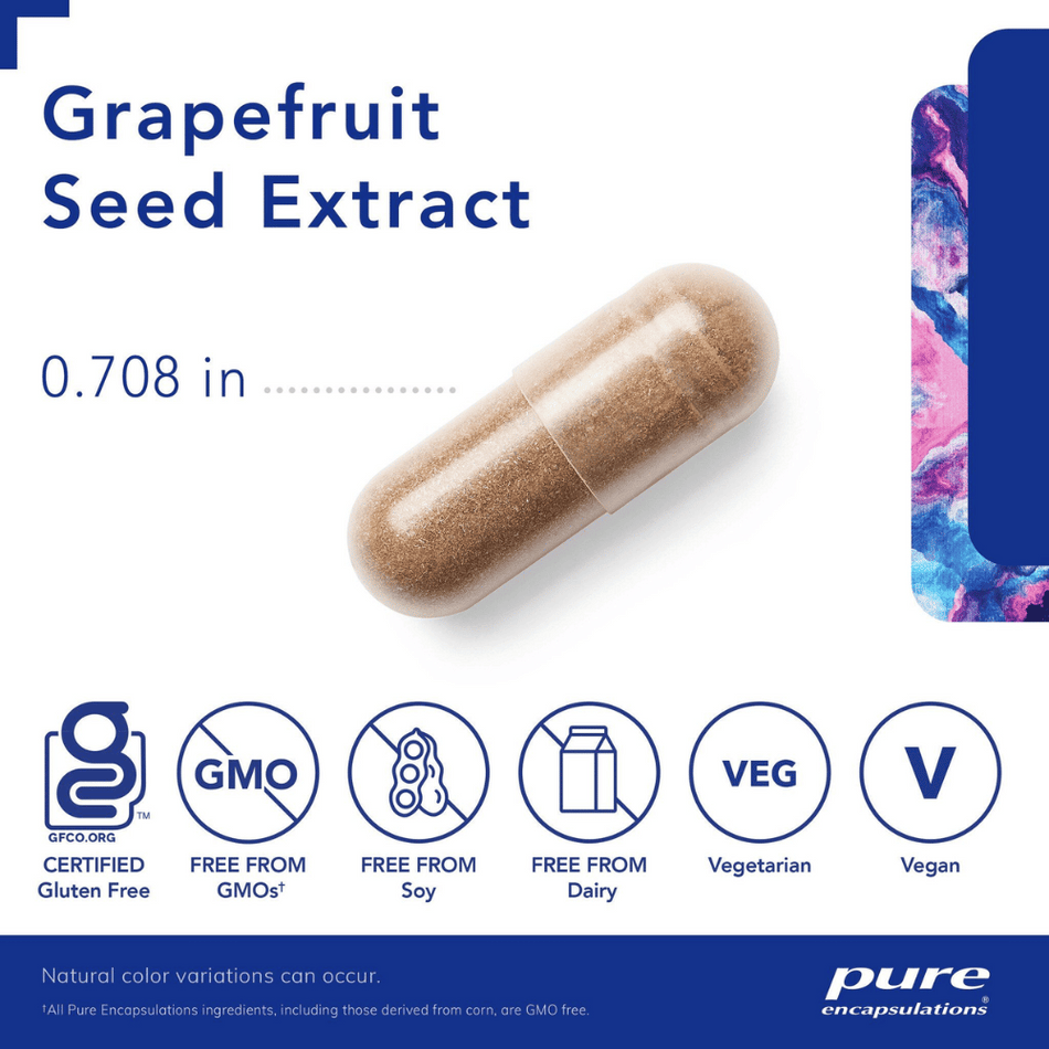 Pure Encapsulations Grapefruit Seed Extract 120's- Lillys Pharmacy and Health Store