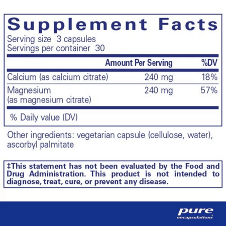 Pure Encapsulations Magnesium (Citrate) 90's- Lillys Pharmacy and Health Store