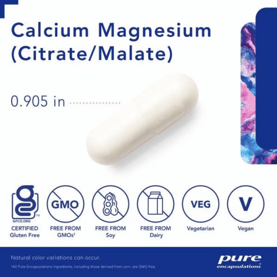 Pure Encapsulations Magnesium (citrate/malate) 180's- Lillys Pharmacy and Health Store