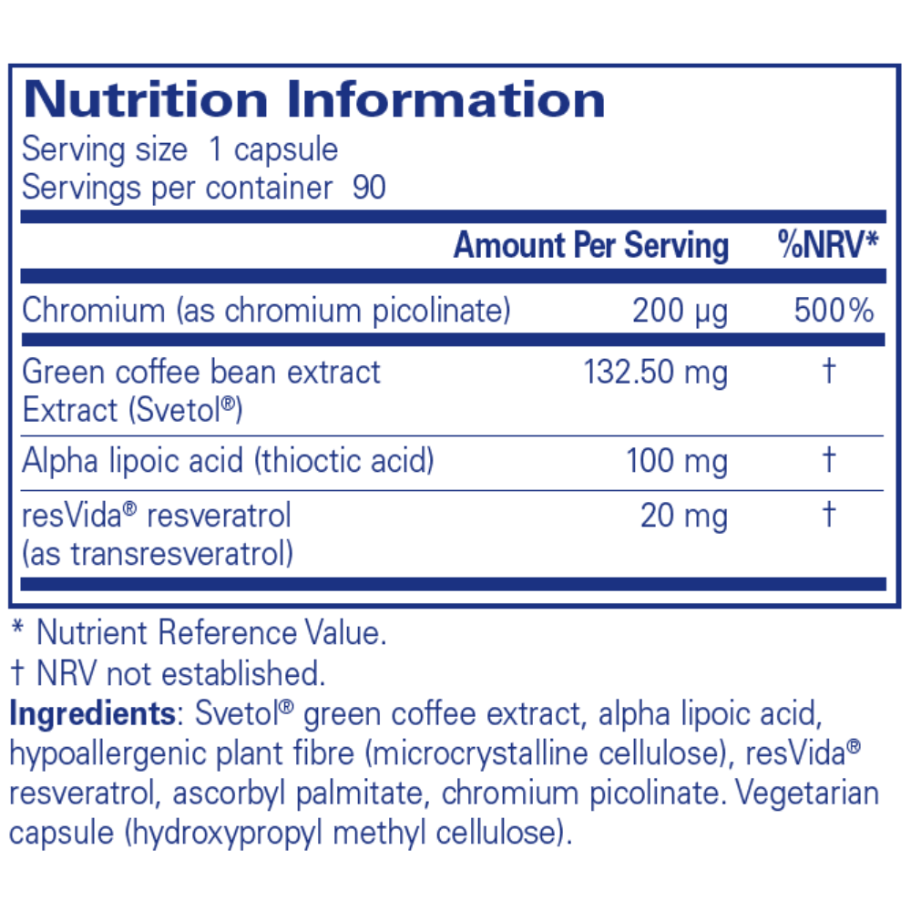 Pure Encapsulations Metabolic Xtra with Svetol® Green Coffee Extract 90's- Lillys Pharmacy and Health Store